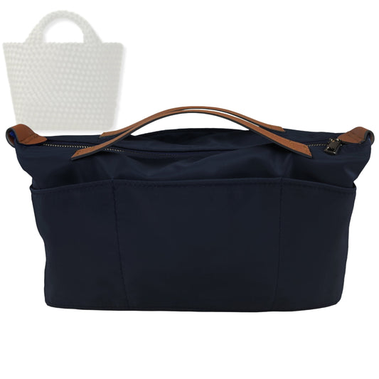 Bag Insert for (Naghedi, St Barths Petit Tote) Organizer Tote Purse Organiser Liner Shaper [Premium Nylon Material]