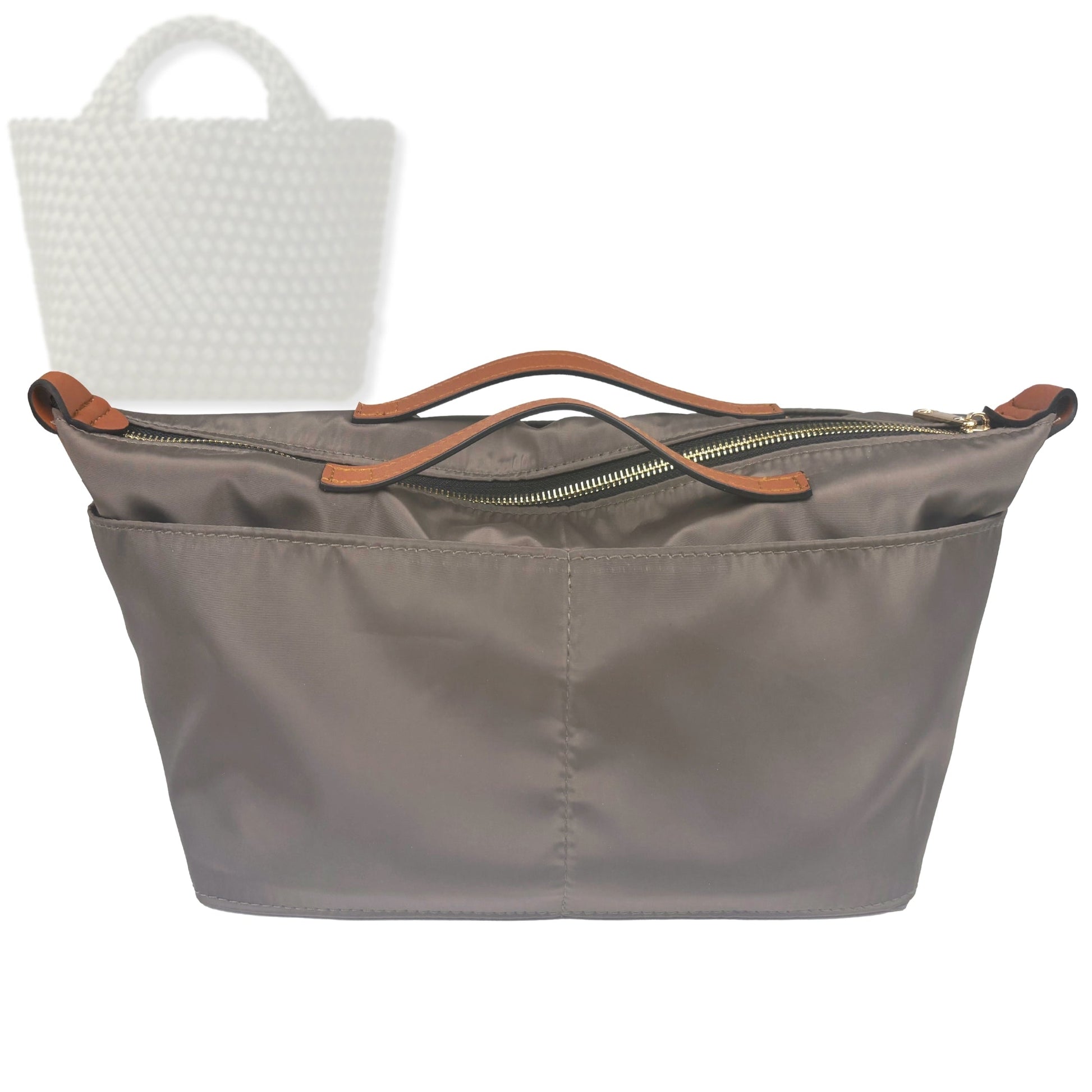 Bag Insert for (Naghedi, St Barths Small Tote) Organizer Tote Purse Organiser Liner Shaper [Premium Nylon Material]