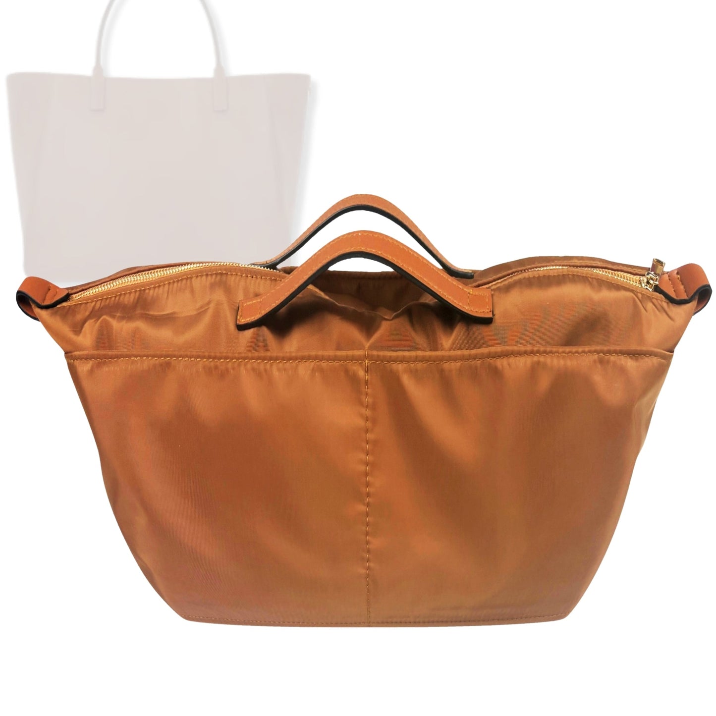 Bag Insert for (Valentino Garavani, large VLogo tote bag) Organizer Tote Purse Organiser Liner Shaper [Premium Nylon Material]