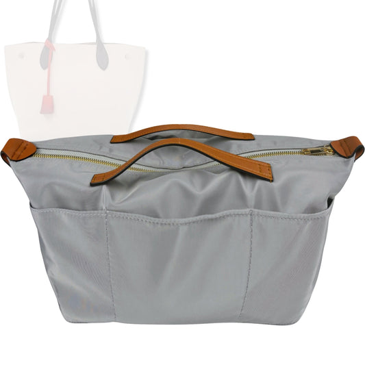 Bag Insert for (LV, LockMe Go Tote Bag) Organizer Tote Purse Organiser Liner Shaper [Premium Nylon Material]