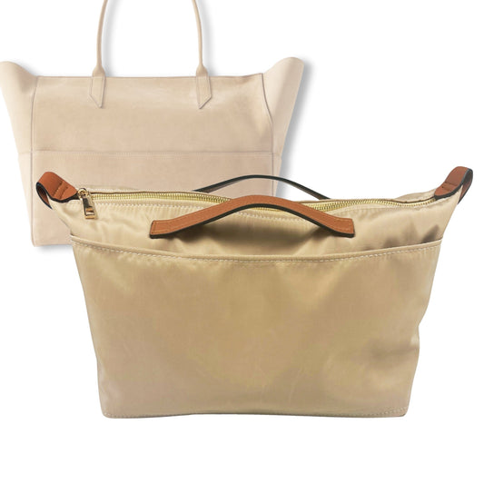 Bag Insert for (Metier, Incognito Large Cabas) Organizer Tote Purse Organiser Liner Shaper [Premium Nylon Material]