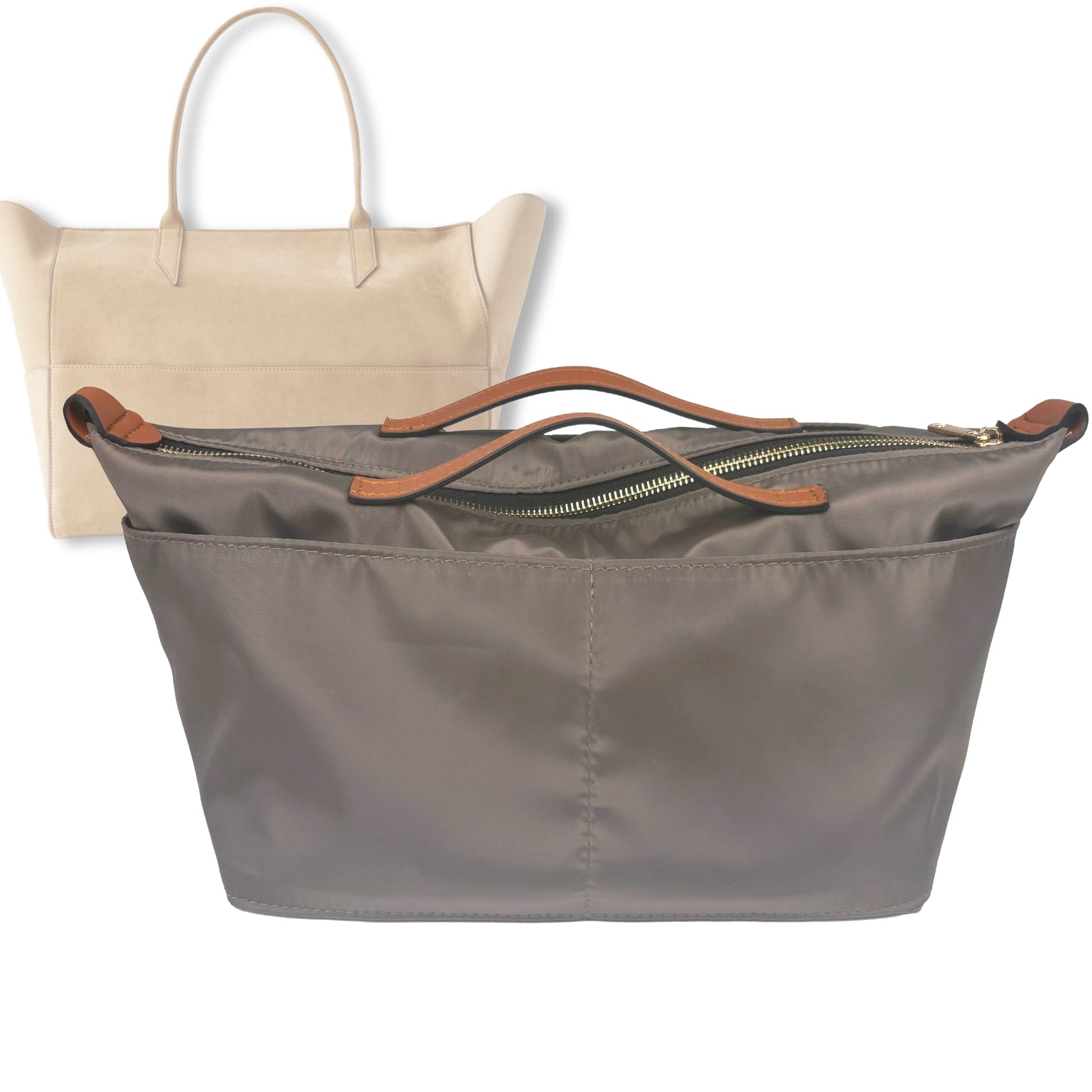 Bag Insert for (Metier, Incognito Small Cabas) Organizer Tote Purse Organiser Liner Shaper [Premium Nylon Material]