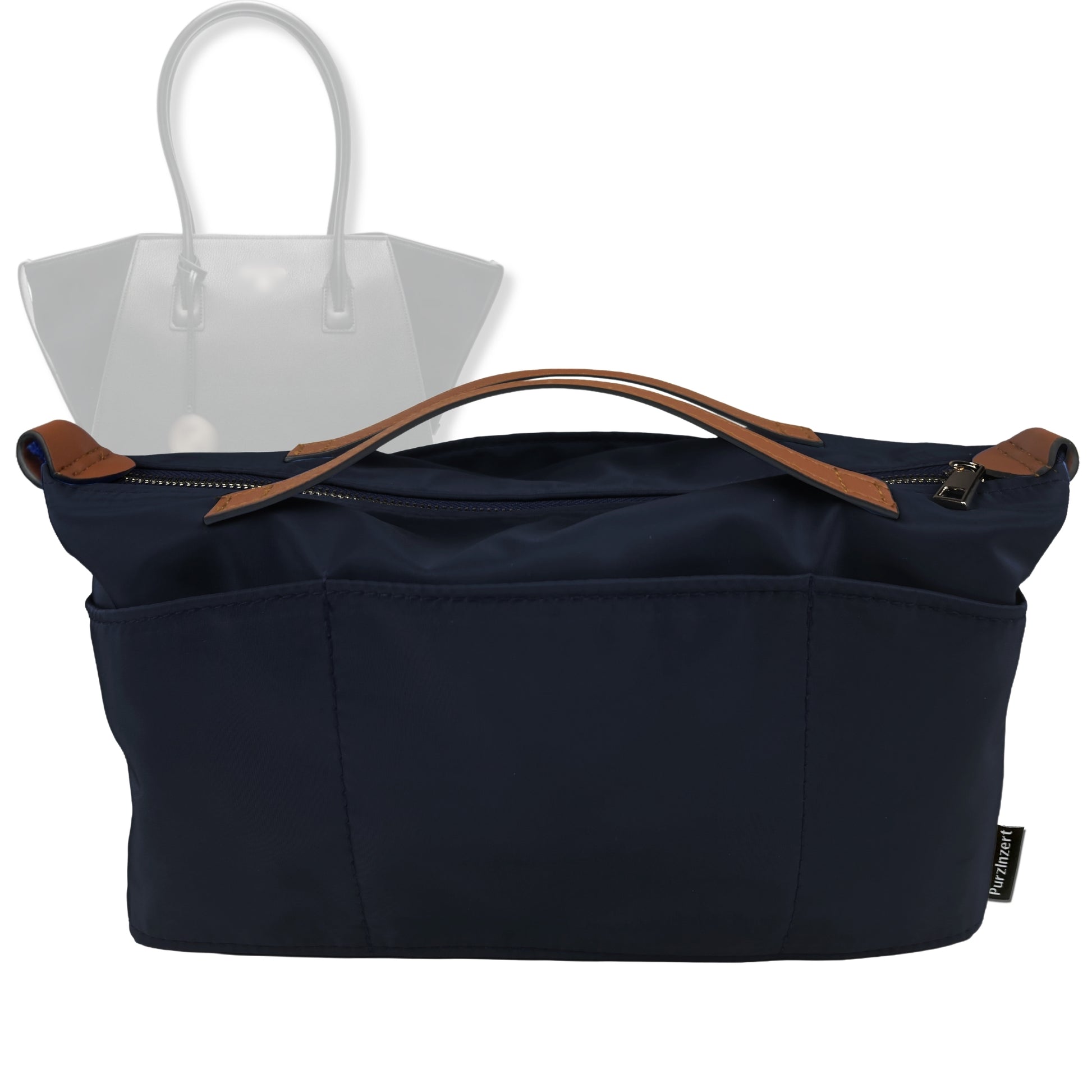 Bag Insert for (Michael Kors, Avril Extra-Large Leather and Suede Tote Bag) Organizer Tote Purse Organiser Liner Shaper [Premium Nylon Material]
