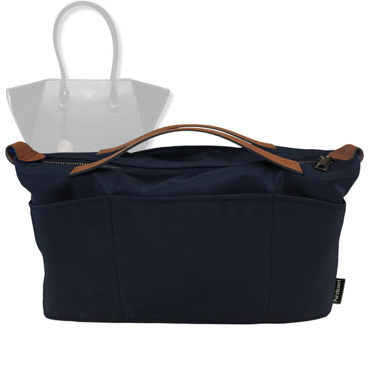 Bag Insert for (Michael Kors, Avril Extra-Large Leather and Suede Tote Bag) Organizer Tote Purse Organiser Liner Shaper [Premium Nylon Material]