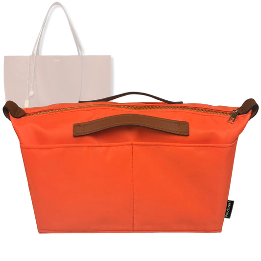 Bag Insert for (Chloe, Spin east-west tote) Organizer Tote Purse Organiser Liner Shaper [Premium Nylon Material]