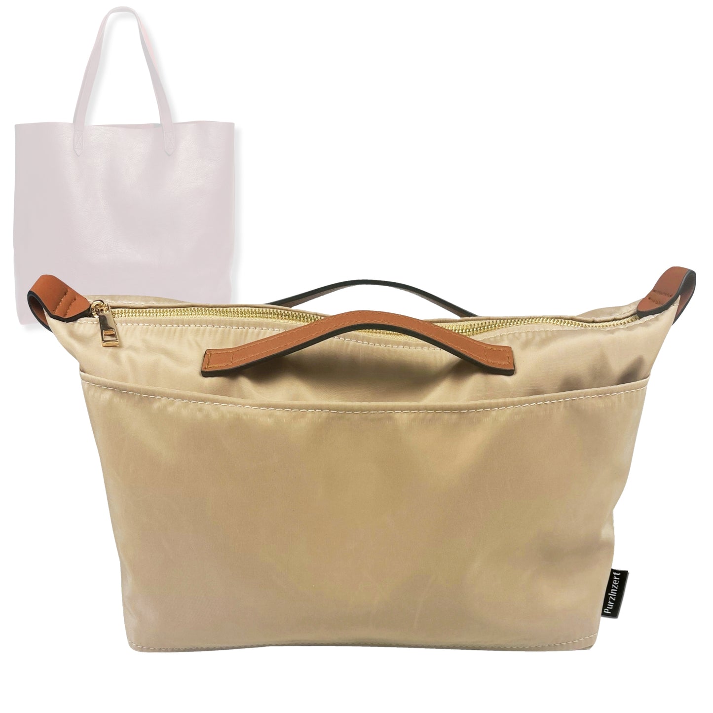 Bag Insert for (Madewell, Medium Transport Tote) Organizer Tote Purse Organiser Liner Shaper [Premium Nylon Material]