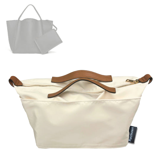 Bag Insert for (Celine, Medium CUBE BAG) Organizer Tote Purse Organiser Liner Shaper [Premium Nylon Material]