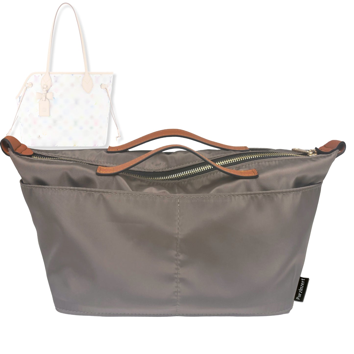 Bag Insert for (LV, Neverwoof) Organizer Tote Purse Organiser Liner Shaper [Premium Nylon Material]