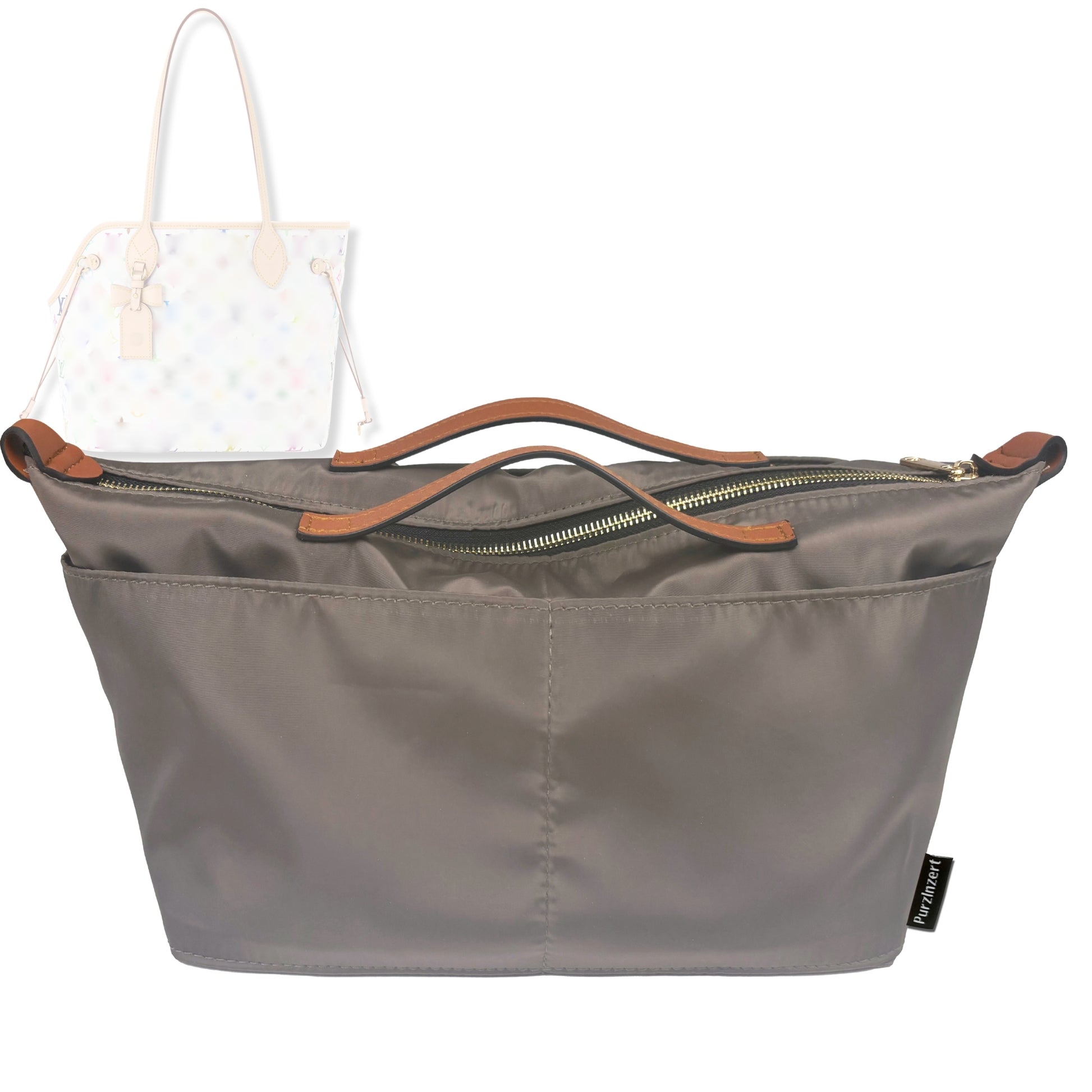 Bag Insert for (LV, Neverwoof) Organizer Tote Purse Organiser Liner Shaper [Premium Nylon Material]