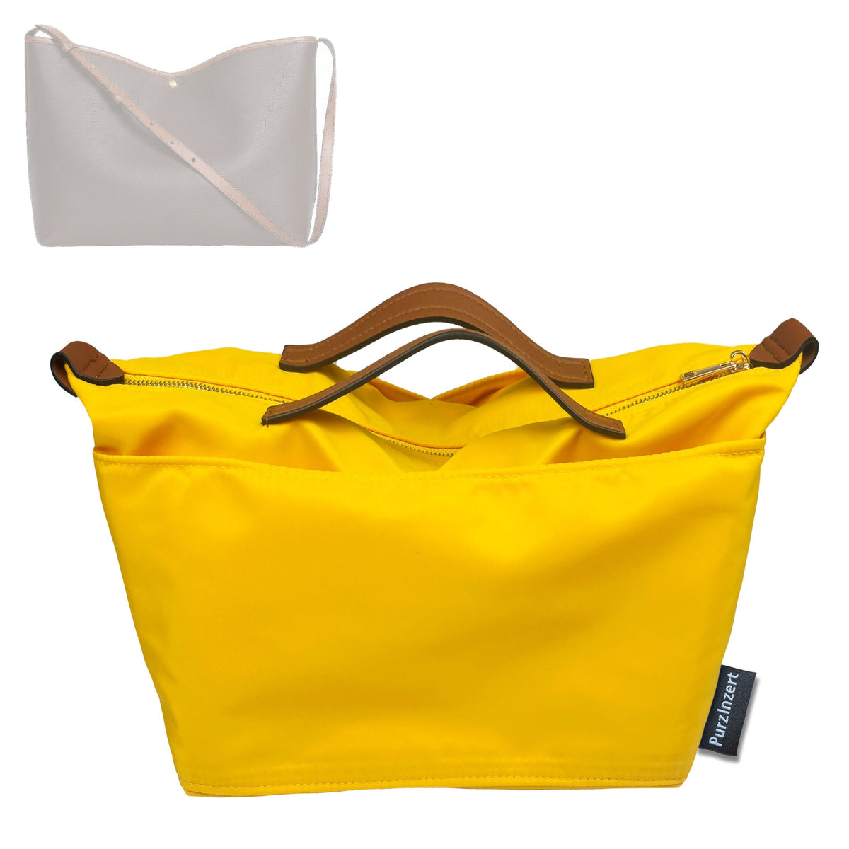 Bag Insert for (Celine, SOFT SHOPPER BAG) Organizer Tote Purse Organiser Liner Shaper [Premium Nylon Material]