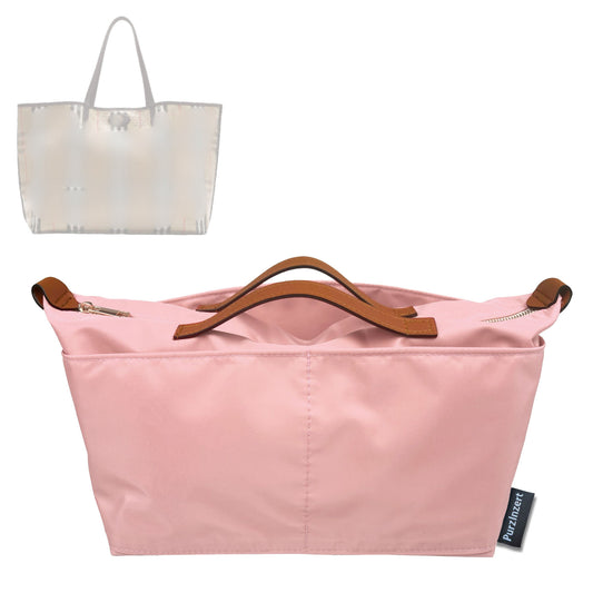 Bag Insert for (Burberry, Large Highlands Tote) Organizer Tote Purse Organiser Liner Shaper [Premium Nylon Material]