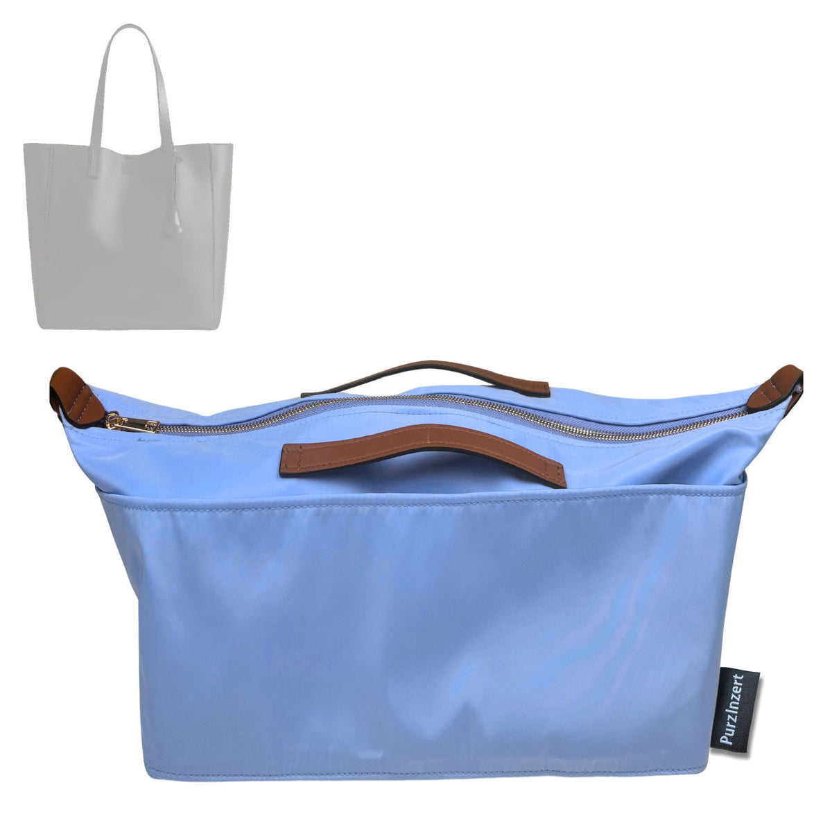 Bag Insert for (Coach, BROADWAY TOTE BAG) Organizer Tote Purse Organiser Liner Shaper [Premium Nylon Material]
