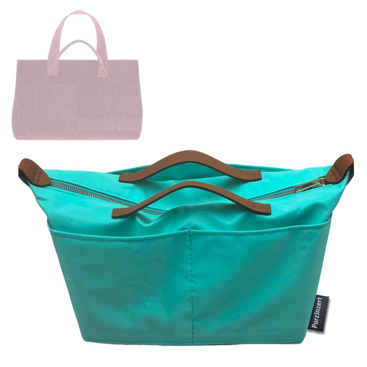 Bag Insert for (Curves by Sean Brown, Curves Knit Tote) Organizer Tote Purse Organiser Liner Shaper [Premium Nylon Material]