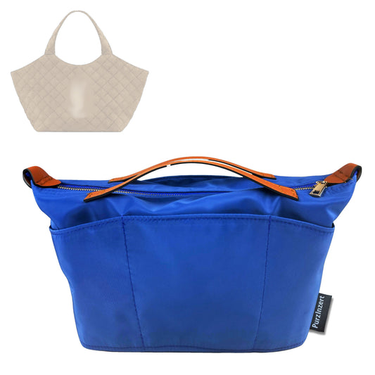 Bag Insert for (Saint Laurent (YSL), ICARE Medium in quilted suede) Organizer Tote Purse Organiser Liner Shaper [Premium Nylon Material]