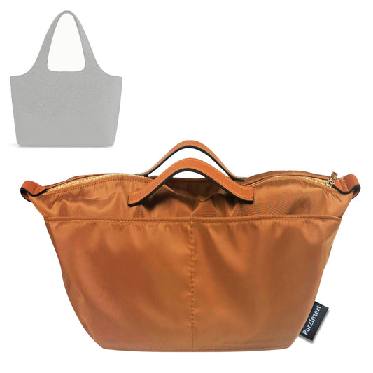 Bag Insert for (Cuyana, System Tote 16-inch) Organizer Tote Purse Organiser Liner Shaper [Premium Nylon Material]
