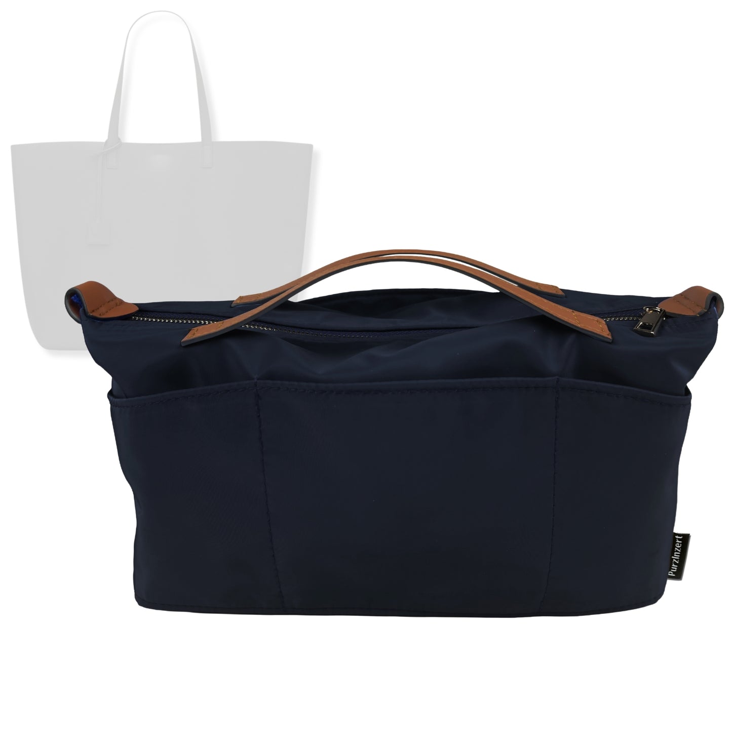 Bag Insert for (Saint Laurent (YSL), East-West Shopping Tote) Organizer Tote Purse Organiser Liner Shaper [Premium Nylon Material]