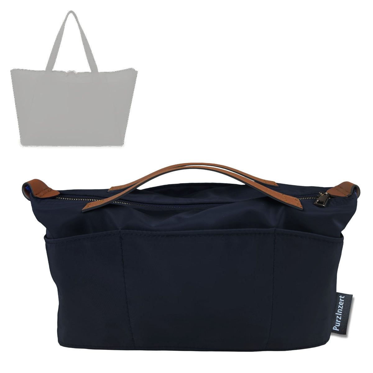 Bag Insert for (Tumi, Just In Case Medium Tote) Organizer Tote Purse Organiser Liner Shaper [Premium Nylon Material]