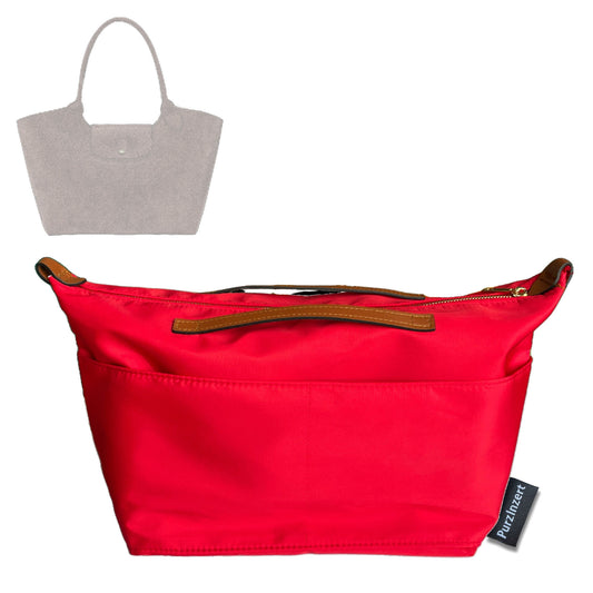 Bag Insert for (Longchamp, Épure L Shoulder bag) Organizer Tote Purse Organiser Liner Shaper [Premium Nylon Material]