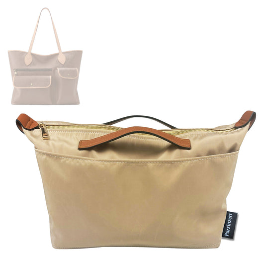 Bag Insert for (LV, Nevereverfull Cargo) Organizer Tote Purse Organiser Liner Shaper [Premium Nylon Material]