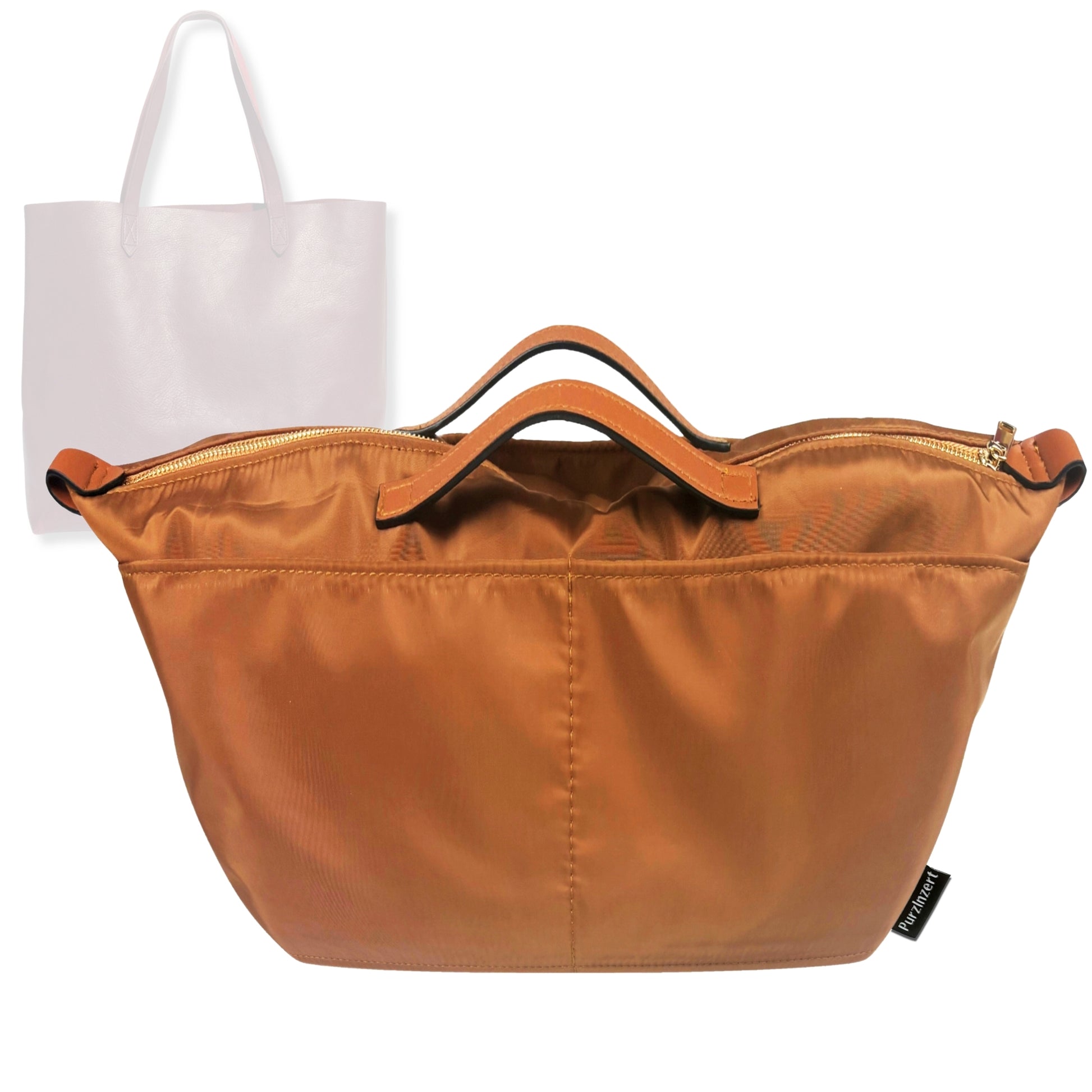 Bag Insert for (Madewell, Large Transport Tote) Organizer Tote Purse Organiser Liner Shaper [Premium Nylon Material]