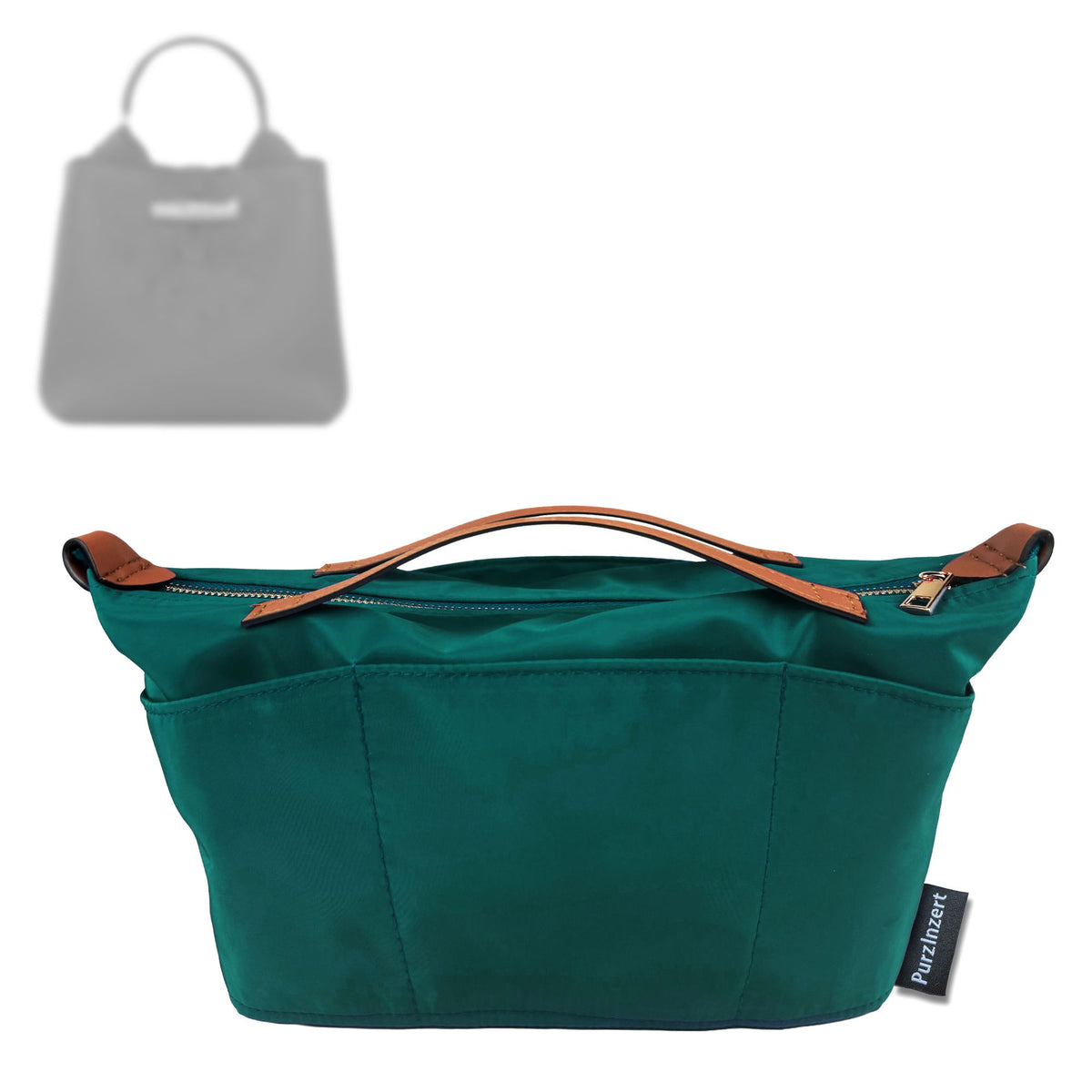 Bag Insert for (Longchamp, Le Roseau S HandBag) Organizer Tote Purse Organiser Liner Shaper [Premium Nylon Material]