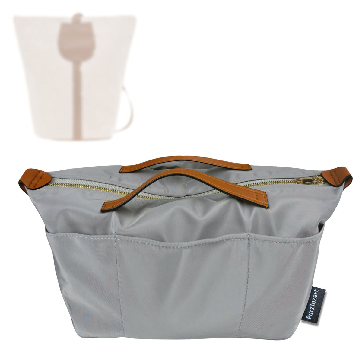 Bag Insert for (Longchamp, Complice L Bucket Bag) Organizer Tote Purse Organiser Liner Shaper [Premium Nylon Material]
