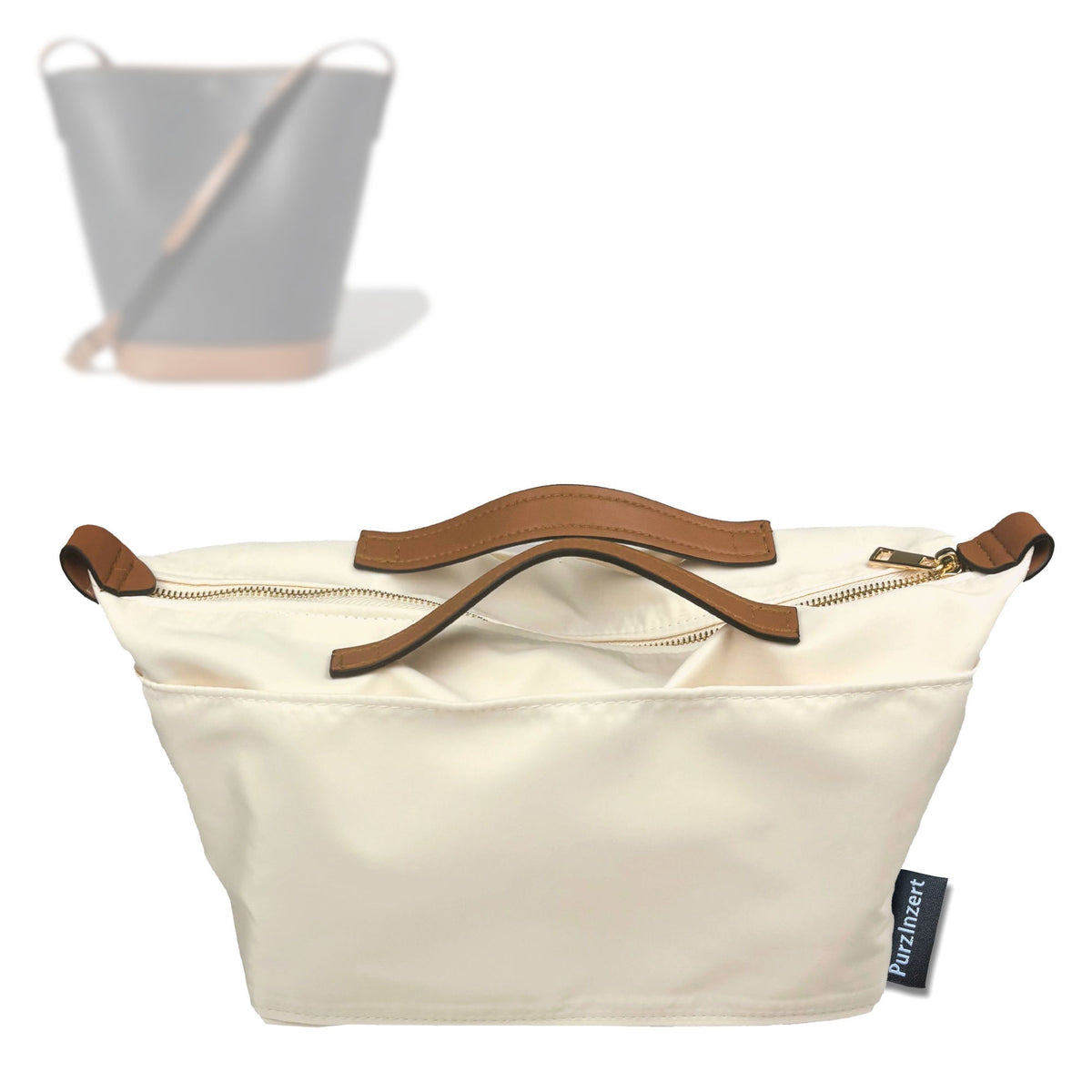 Bag Insert for (Celine, LITTLE BUCKET) Organizer Tote Purse Organiser Liner Shaper [Premium Nylon Material]