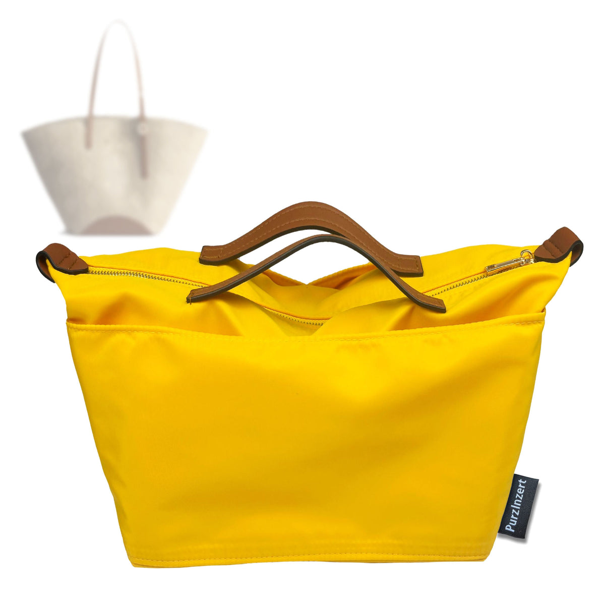 Bag Insert for (Dior, Medium Blooming Bag) Organizer Tote Purse Organiser Liner Shaper [Premium Nylon Material]