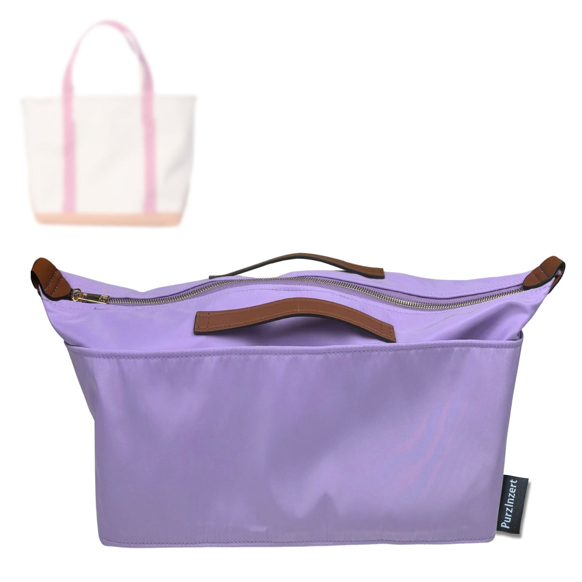 Bag Insert for (L.L.Bean, Dunki* x L.L. Bea* Boat and Tote) Organizer Tote Purse Organiser Liner Shaper [Premium Nylon Material]