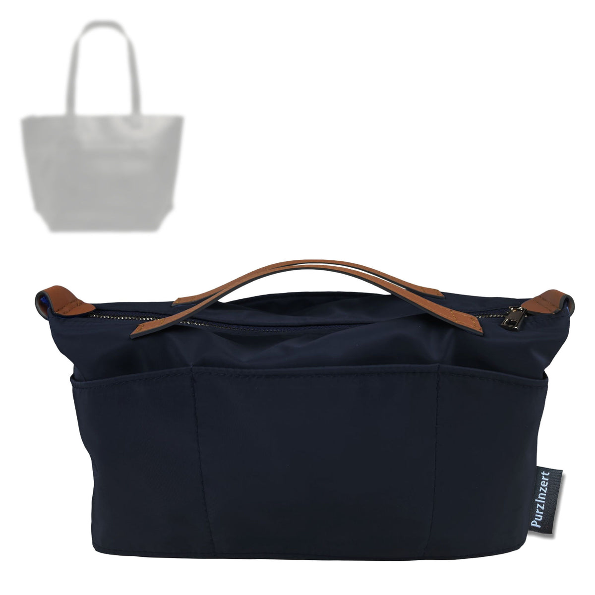 Bag Insert for (Parker Clay, Entoto Zip Tote) Organizer Tote Purse Organiser Liner Shaper [Premium Nylon Material]