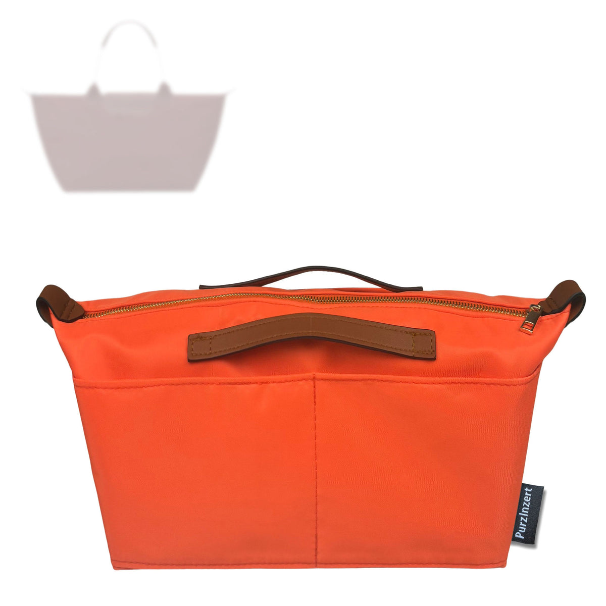 Bag Insert for (Longchamp, Le Pliage One L Handbag) Organizer Tote Purse Organiser Liner Shaper [Premium Nylon Material]