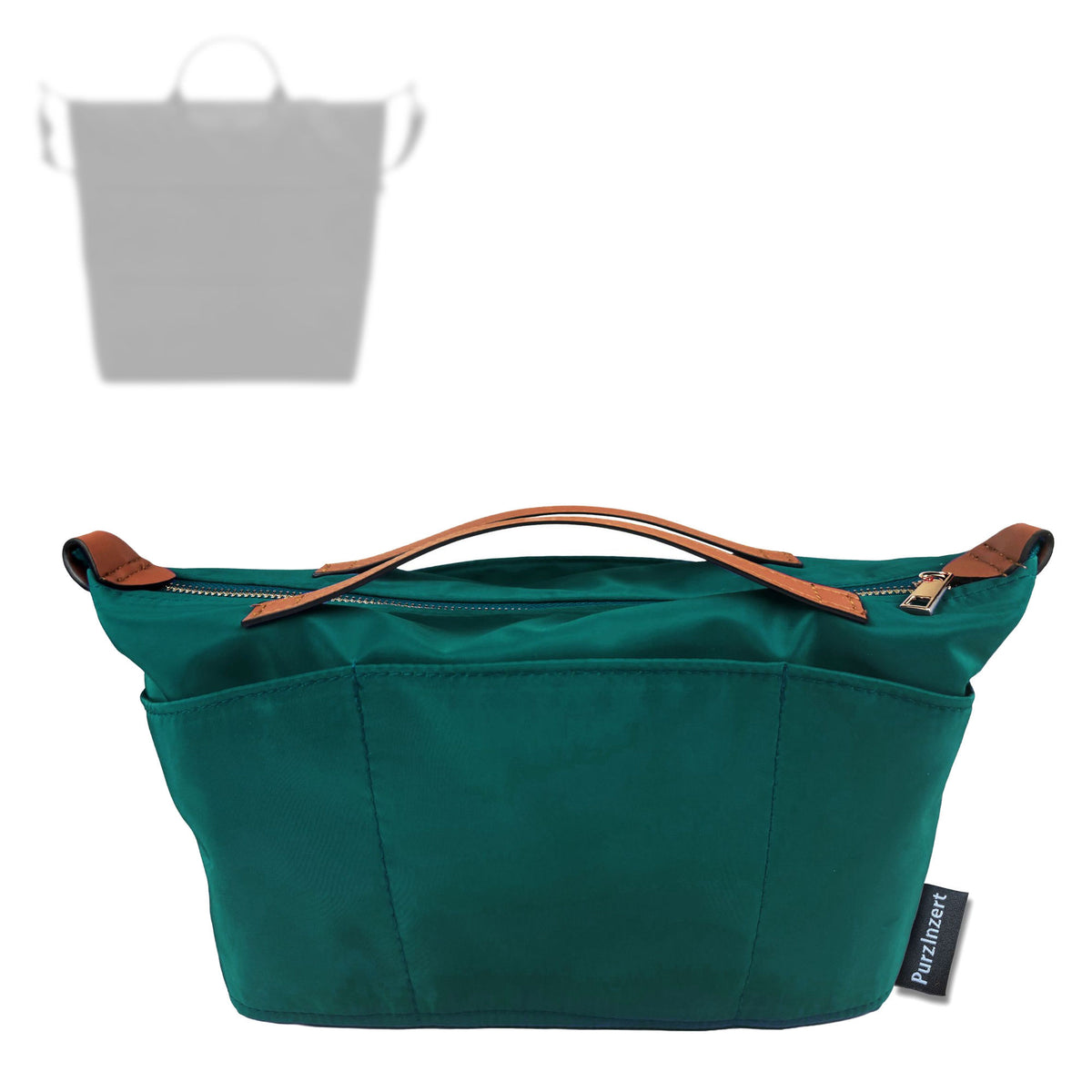 Bag Insert for (Longchamp, Le Pliage One S Extensible Travel Bag) Organizer Tote Purse Organiser Liner Shaper [Premium Nylon Material]