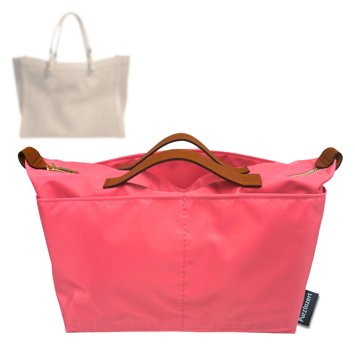 Bag Insert for (Gucci, Bamboo Tote Large Bag) Organizer Tote Purse Organiser Liner Shaper [Premium Nylon Material]