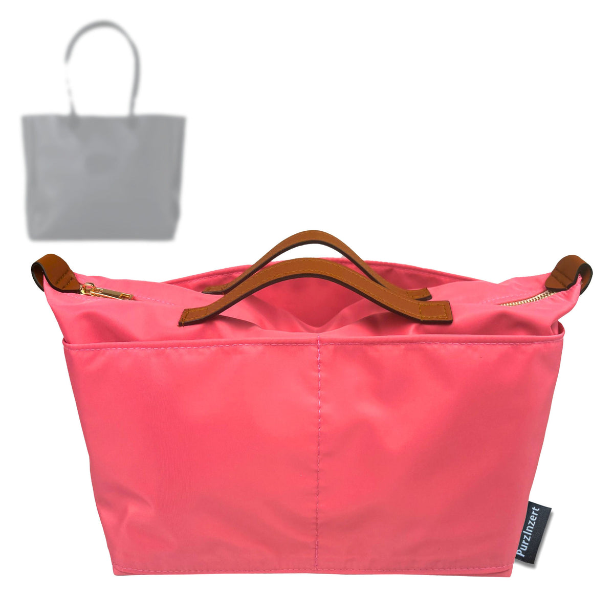 Bag Insert for (Parker Clay, Merkato Signature Zip Tote) Organizer Tote Purse Organiser Liner Shaper [Premium Nylon Material]