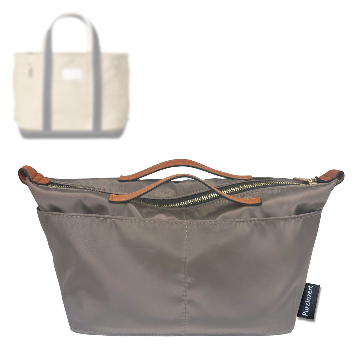 Bag Insert for (Merci, Candide Shopping Bag M) Organizer Tote Purse Organiser Liner Shaper [Premium Nylon Material]