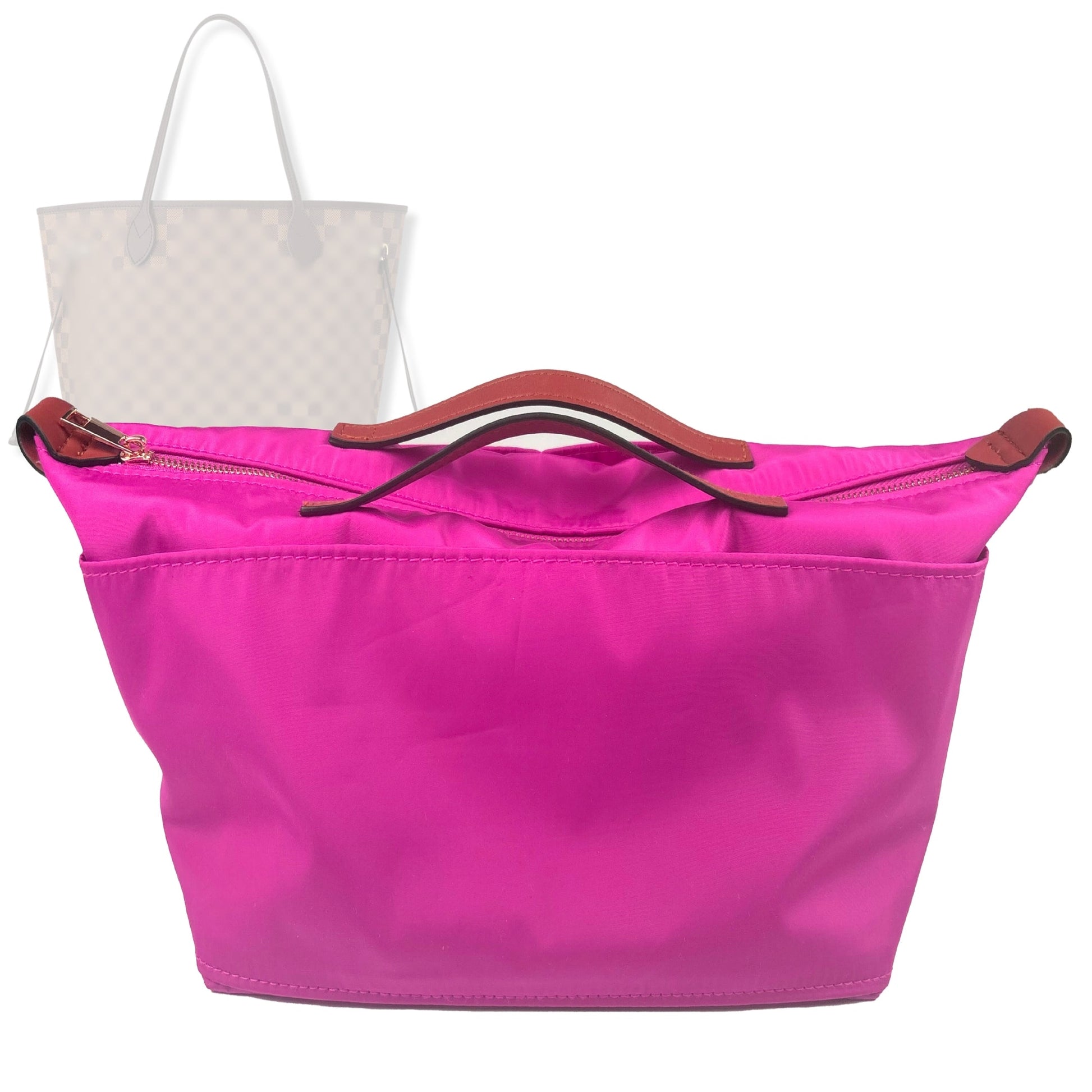 Bag Insert for (LV, Neverfull GM) Organizer Tote Purse Organiser Liner Shaper [Premium Nylon Material]