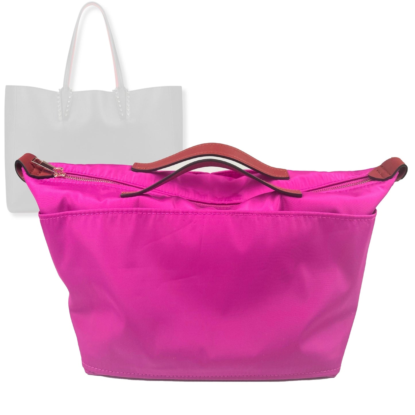 Bag Insert for (Christian Louboutin, Cabata Tote Large) Organizer Tote Purse Organiser Liner Shaper [Premium Nylon Material]