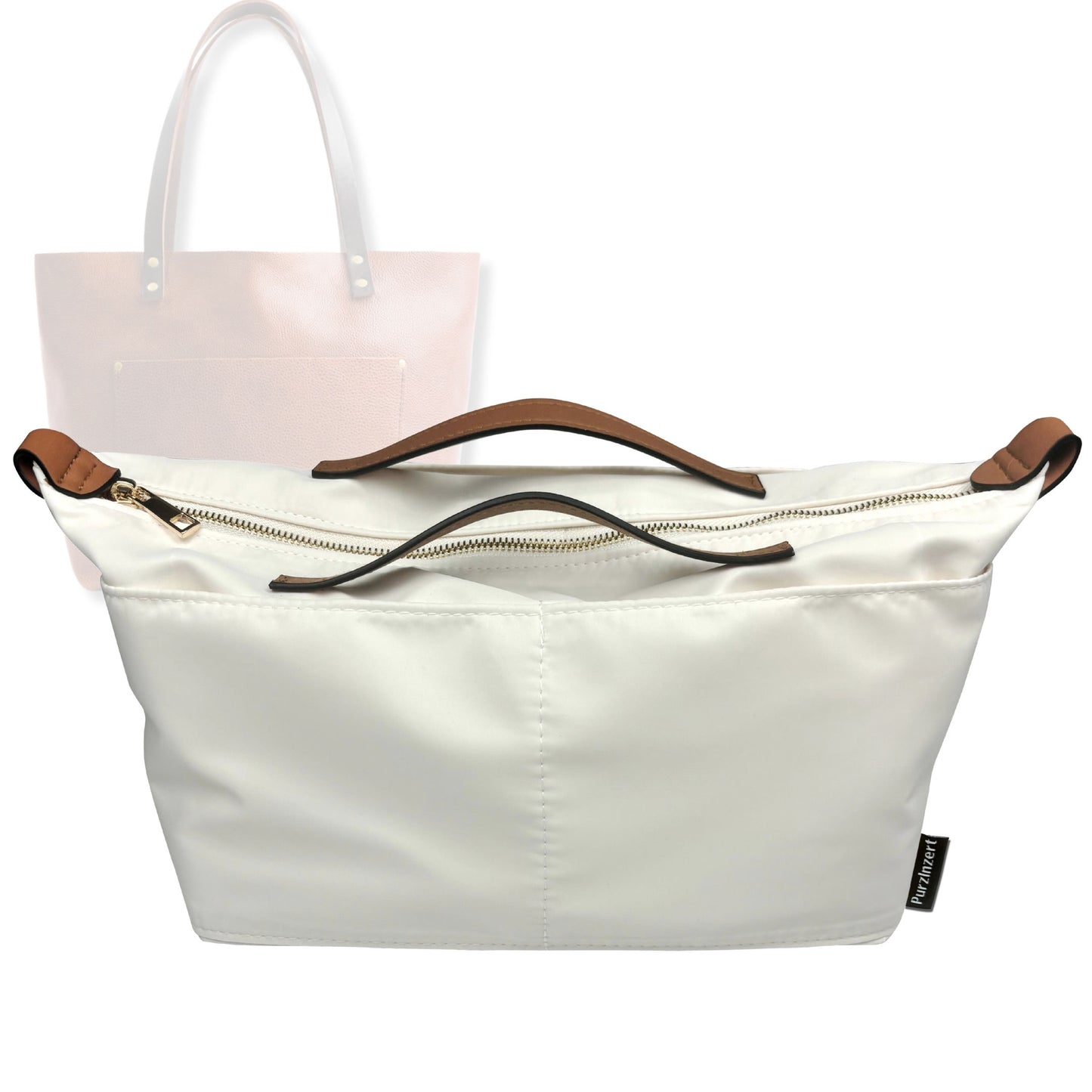 Bag Insert for (Portland Leather Goods, Classic Tote Small) Organizer Tote Purse Organiser Liner Shaper [Premium Nylon Material]