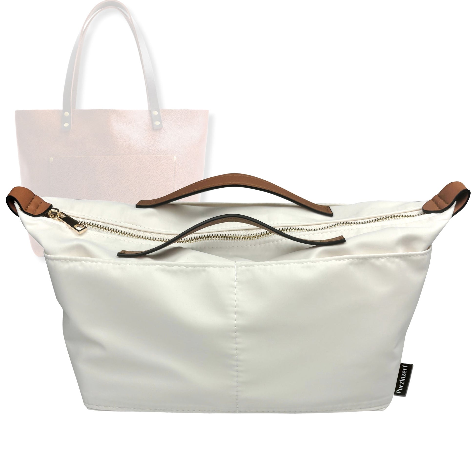 Bag Insert for (Portland Leather Goods, Classic Tote Small) Organizer Tote Purse Organiser Liner Shaper [Premium Nylon Material]