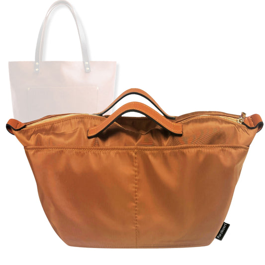 Bag Insert for (Portland Leather Goods, Classic Tote Medium) Organizer Tote Purse Organiser Liner Shaper [Premium Nylon Material]