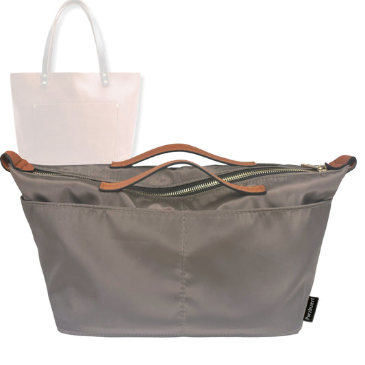 Bag Insert for (Portland Leather Goods, Classic Tote Oversized) Organizer Tote Purse Organiser Liner Shaper [Premium Nylon Material]