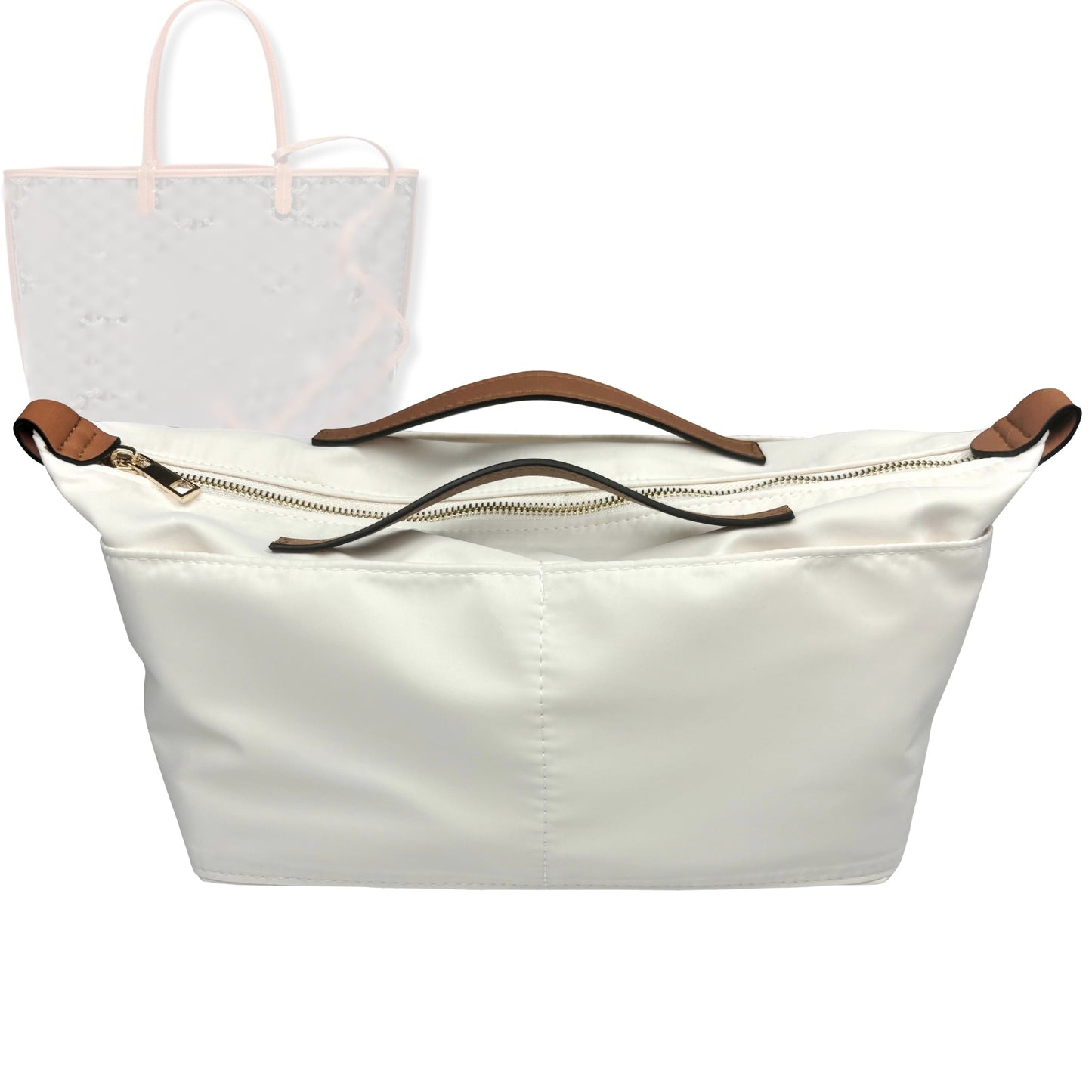 Bag Insert for (Goyard, Anjou GM (Large)) Organizer Tote Purse Organiser Liner Shaper [Premium Nylon Material]