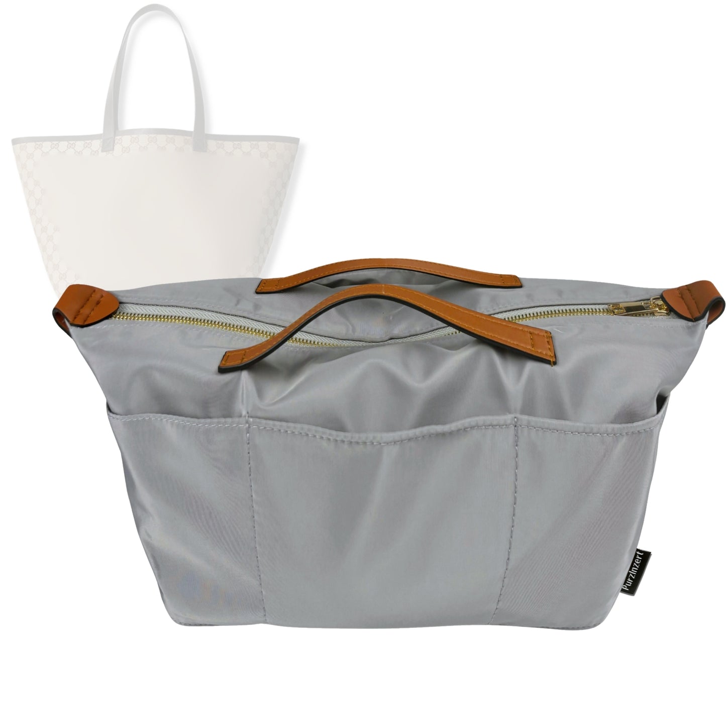 Bag Insert for (Gucci, Totissima small tote) Organizer Tote Purse Organiser Liner Shaper [Premium Nylon Material]