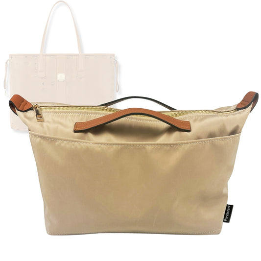 Bag Insert for (MCM, Reversible Liz Large) Organizer Tote Purse Organiser Liner Shaper [Premium Nylon Material]