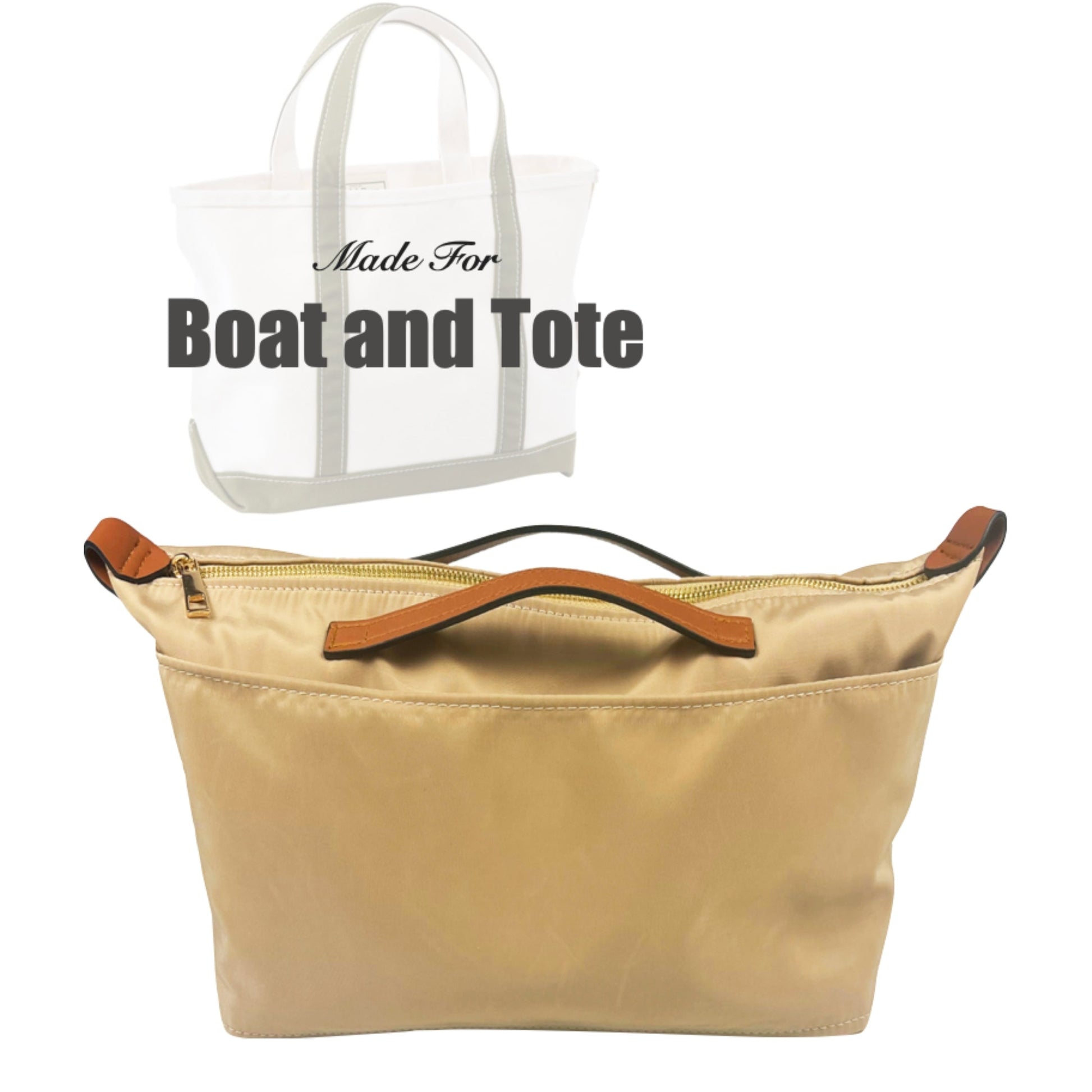 [L.L.Bean Boat and Tote - Extra Large] Bag Organizer (Nylon, ZipHandle)