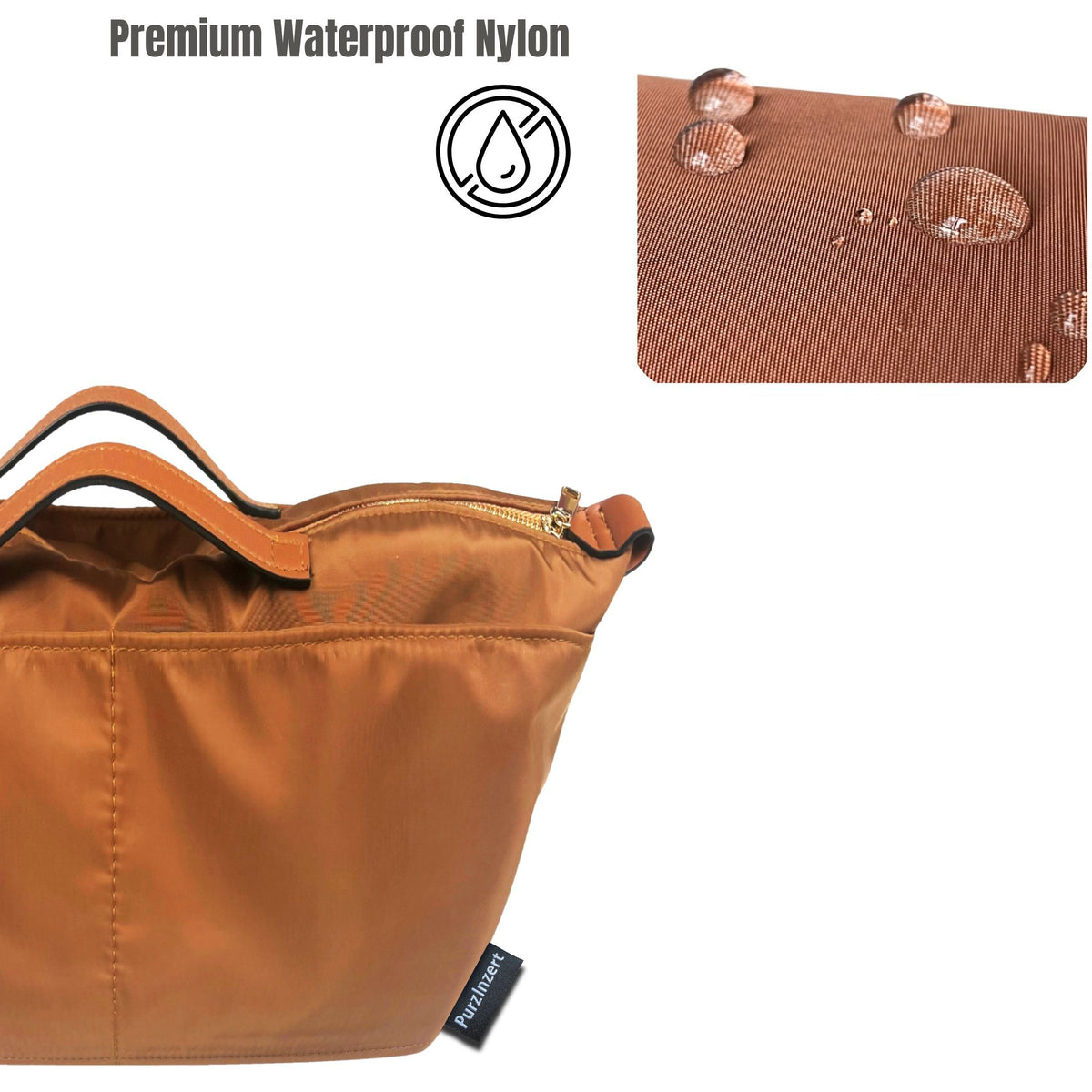 Bag Insert for (Baggu, Cloud Bag) Organizer of Nylon Fabric