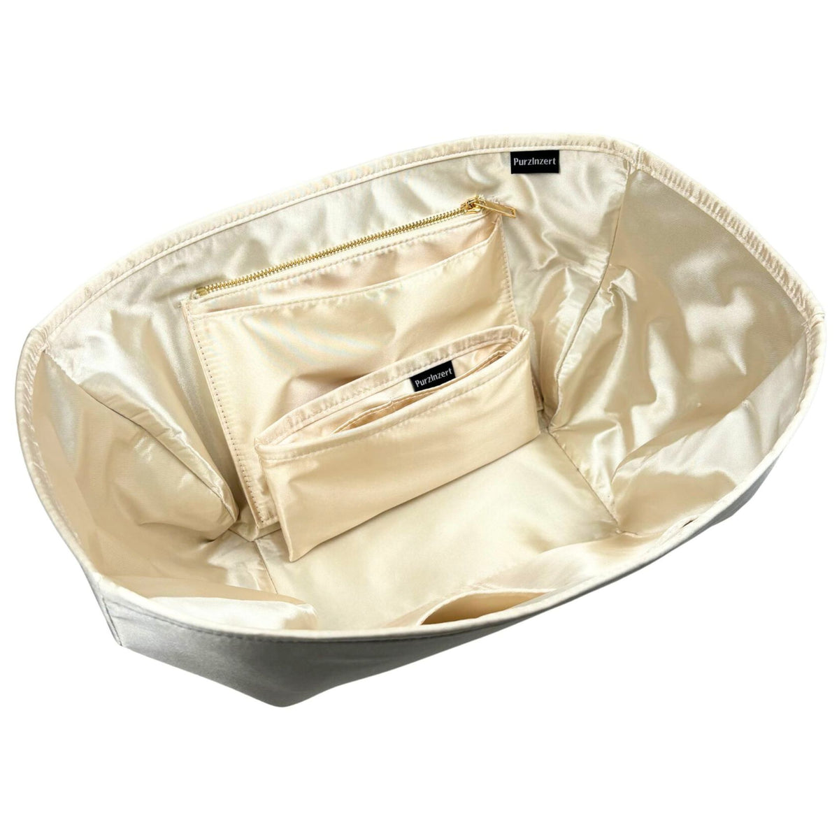 Bag Insert for (Polene, Cyme Tote) Organizer of Silk Fabric