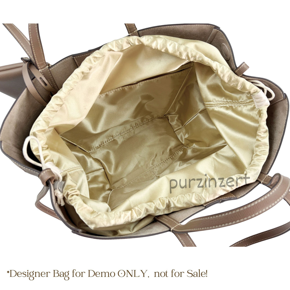 Bag Insert for (Polene, Cyme Tote) Organizer of Silk Fabric