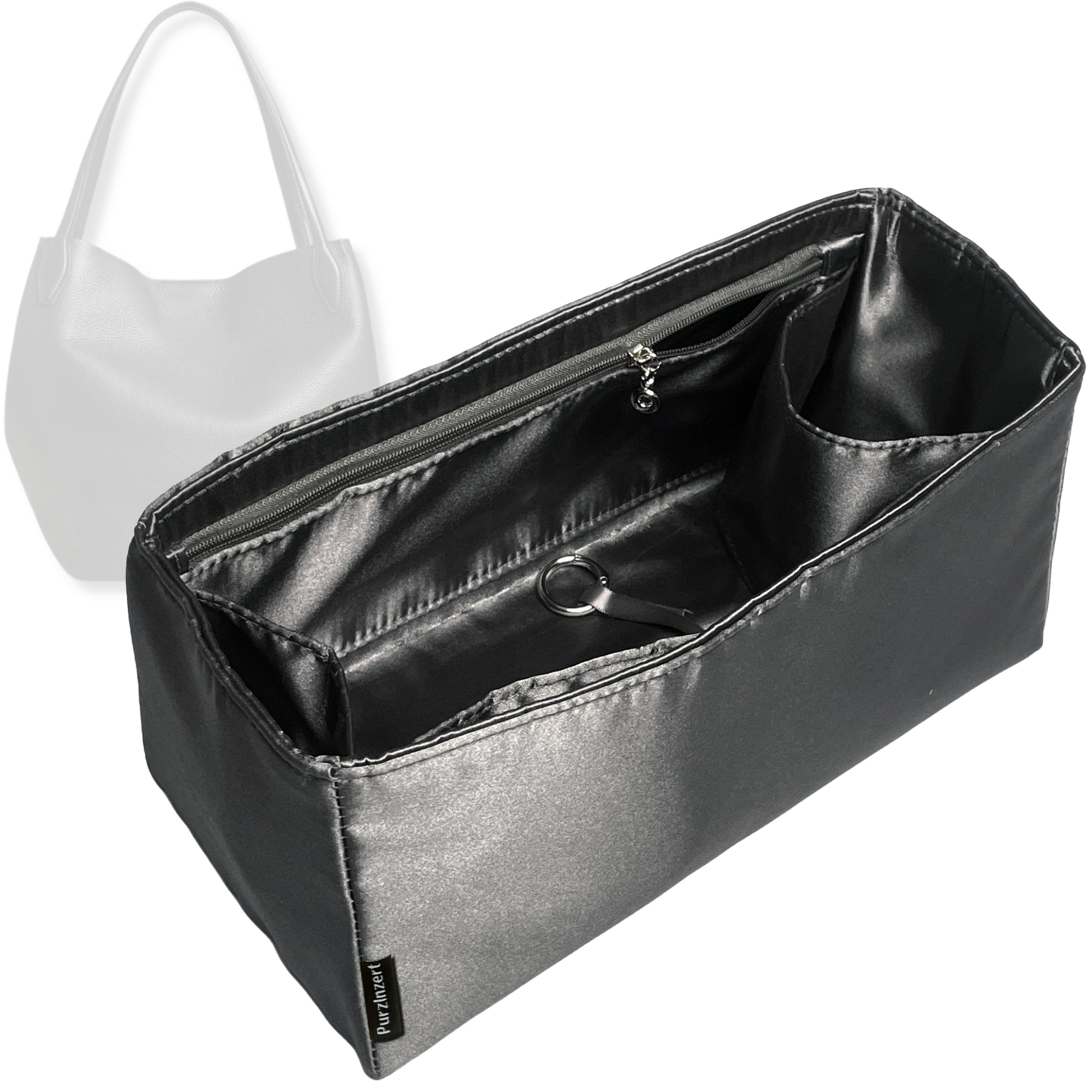 Bag Insert for (Madewell, Shopper Tote) Organizer Tote Purse Organiser Liner Shaper [Premium Silk Material]