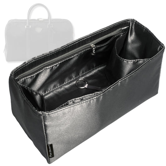 Bag Insert for (Prada, Re-Nylon and Saffiano Leather Duffel) Organizer Tote Purse Organiser Liner Shaper [Premium Silk Material]